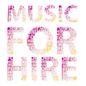 Music For Hire Club t-shirts