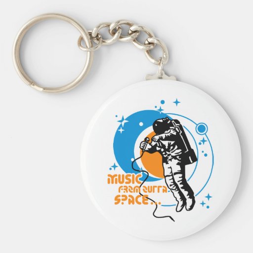 Music from outta Space Keychains