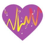 Music (gold, yellow, red 1) stickers