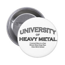 MUSIC-HEAVY METAL BUTTONS