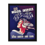 Music Inspires Post Cards