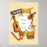 Music instruments - Poster posters
