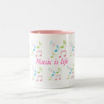 Music is Life. Coffee Mug