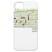 Music is life iPhone 5 cover