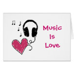 Music Is Love, Love Is Music cards