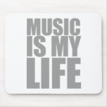 Music Is My Life - DJ Disc Jockey Audio mousepads
