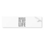 Music Is My Life - Emo Alternative Grunge Rock bumper stickers