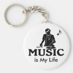 Music is My Life Key Chains