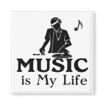 Music is My Life Fridge Magnets