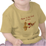 Music Is The Food Tees