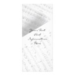 Music Keys Rack Card rack cards