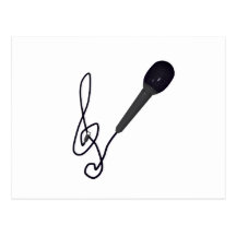 music lover postcards