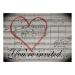Music Lovers invitation