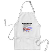 Music Major List - Girl Aprons