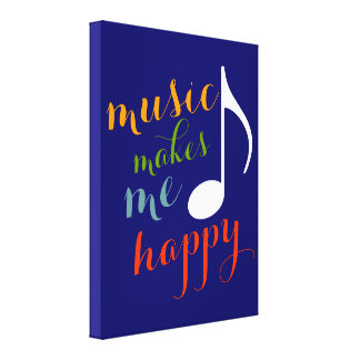 canvas music stretched makes decor happy print color prints wrapped