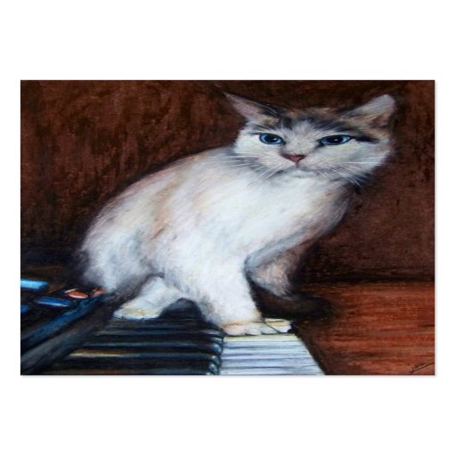 Music Man ACEO Art Trading Cards Business Card Template