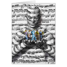 Music Man Greeting Card
