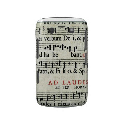 Music Manuscript Blackberry Bold Case