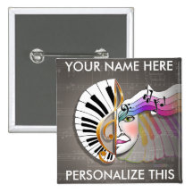 Music Mask PINS