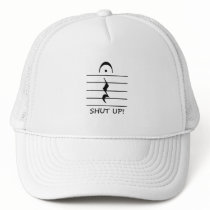 Music Notation Rest with Shut up