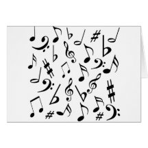 Music Note Card