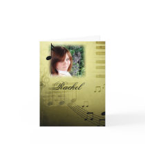 Music Note Graduation Thank You
