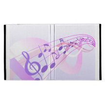 Music Notes Background iPad Folio Cases