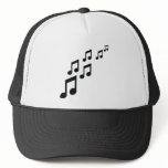 music notes icon trucker hats
