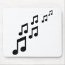 music notes icon mouse mat