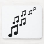 music notes icon mousepads