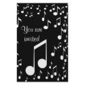Music Notes Invitations_ Stationery
