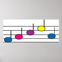 Music Notes Poster