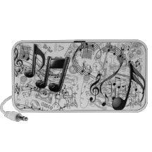 Music Notes Speaker