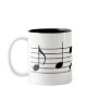 Music Notes & Staff Mugs