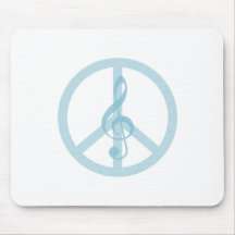 Music Peace Mouse Pad