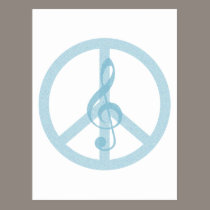 Music Peace postcards