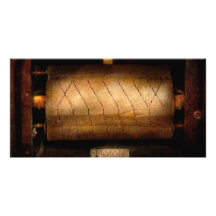 Music - Piano - Binary Code Personalised Photo Card