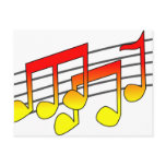 Music postcards