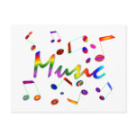 Music postcards