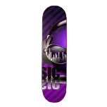 Music Pumping In My Ears Custom Skateboard