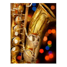 Music - Sax - Very saxxy Post Card