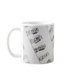 Music scores mug