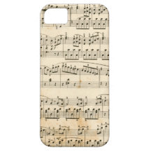 Music sheet iPhone 5 cases