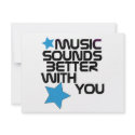Music Sounds Better With You invitations