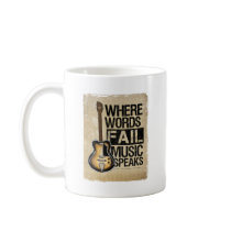 music speaks mug