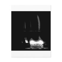 music spilling out... postcards
