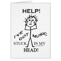 Music Stuck in My Head Cards