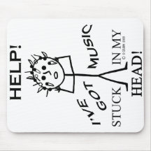 Music Stuck in My Head Mouse Mats