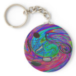 Music Swirl Keychain