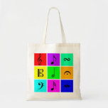 music symbols bag